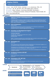 télécharger CV au format PDF - AS-Info