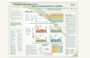 Incidence et prévalence de la schizophrénie au