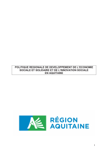 Règlement d`Intervention régional dédié à l`ESS et l