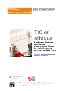 Guide Ethique - Forum ICT 21