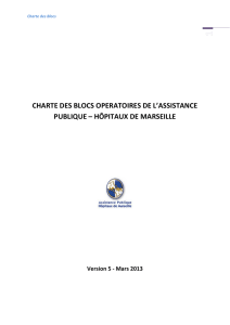 Charte des blocs APHM