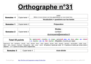 Orthographe n°31 - bla-bla cycle 3