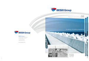 BESIX Group Rapport d`Activités 2008
