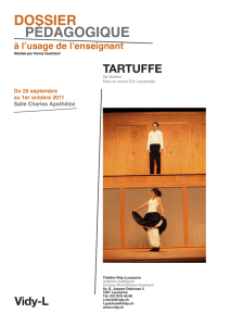 Dossier Tartuffe - premier