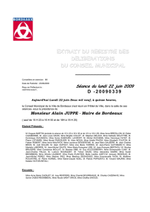 Délibération 20090339