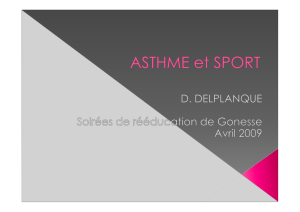 Asthme et sport - delplanque