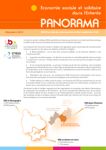 Panorama de l`économie sociale et solidaire