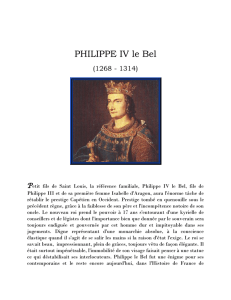 PHILIPPE IV le Bel - Grand Lodge Bet-El