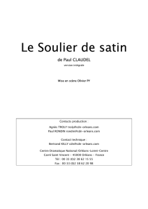 Le Soulier de satin - Société Paul Claudel