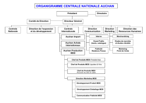 organigramme centrale nationale auchan
