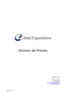 Dossier de Presse - Reed Expositions France