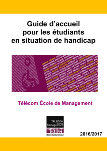 Guide Handicap - Télécom Ecole de Management