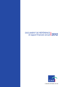 Document de référence 2012