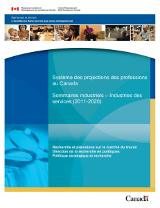 Industries des services (2011