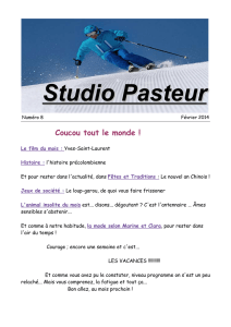 Studio Pasteur Février - Collège Pasteur de Caen