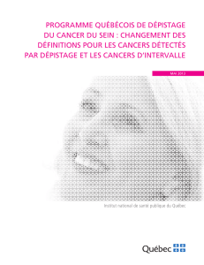 Programme québécois de dépistage du cancer du sein