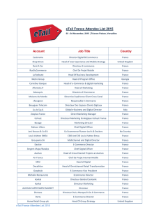 eTail France Attendee List 2015