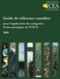 Guide de référence canadien - Canadian Council on Ecological Areas