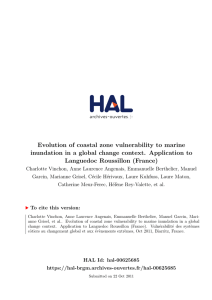 Evolution of coastal zone vulnerability to marine - Hal-BRGM