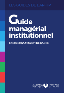 Guide managérial institutionnel - Inscriptions AP-HP
