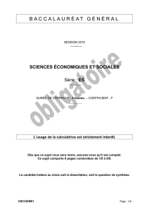 sciences economiques obligatoire 2010