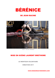 bérénice - Nouveau Théâtre d`Angers