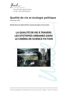 La qualité de vie à travers les dystopies - Pages personnelles