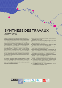 Synthèse des principaux rapports et études 2009-2012