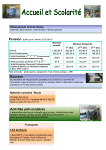 brochure riscle 2013 - lycée agricole Mirande/Riscle