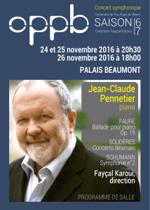 Jean-Claude Pennetier - Orchestre de Pau Pays de Béarn