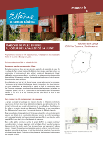 maisons de ville en bois au cœur de la vallée de la juine