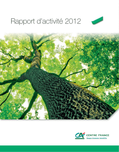 Rapport d`activité 2012 - Info