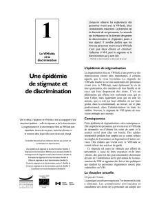 Le VIH/sida et la discrimination