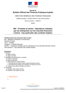Bulletin Officiel des Finances Publiques-Impôts BIC