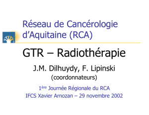 Radiothérapie - Canceraquitaine