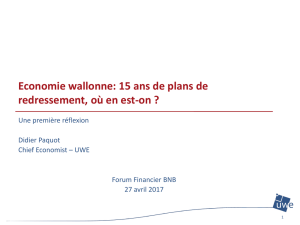 Plan Marshall - Belgian Financial Forum