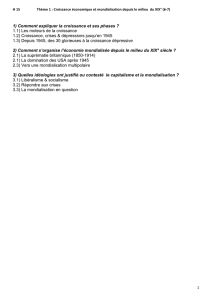 1) Comment expliquer la croissance et ses phases ? 1.1) Les