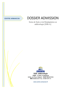 Dossier d`admission