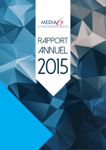 rapport annuel 2015