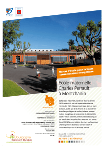 École maternelle Charles Perrault à Montchanin