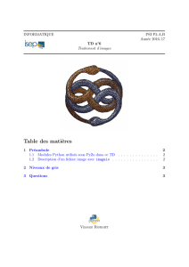TD 6 - Traitement d`images - Site mathématique de Vincent Rohart