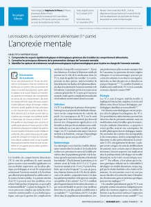L`anorexie mentale