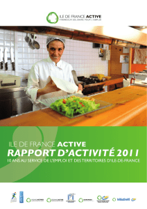 RappoRt d`activité 2011 - Ile-de