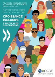 Rapport sur le Cadre de l`OCDE pour une croissance