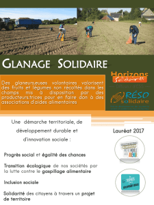 Glanage solidaire