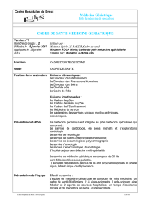 profil de poste cadre MG - Centre Hospitalier de Dreux