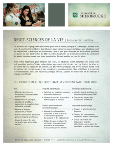 DROIT-SCIENCES DE LA VIE | baccalauréat