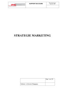 marketing strategique