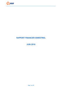 rapport financier semestriel juin 2016 - Info