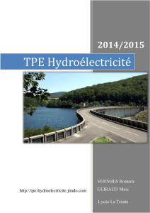 TPE Hydroélectricité